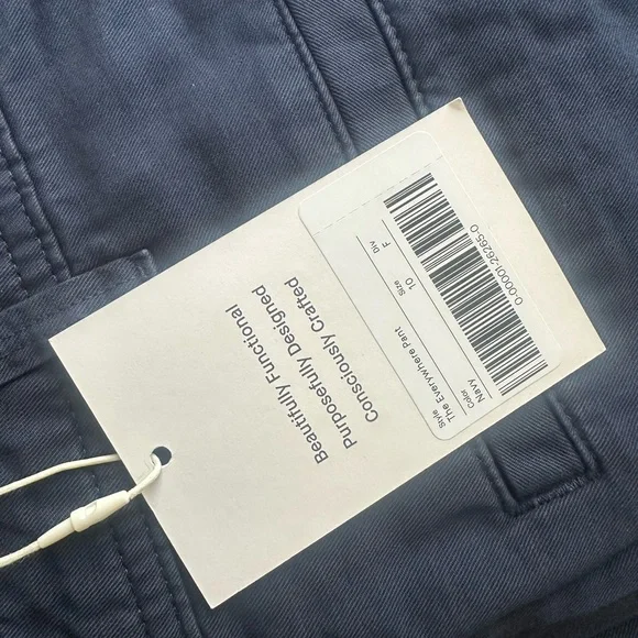 Everlane Dark Blue Women's Everywhere Pant - Picture 3 of 3